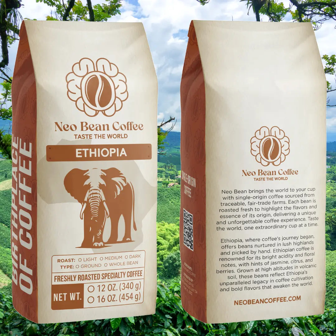 Ethiopian Freshly Roasted Single-Origin Specialty Coffee NeoBean