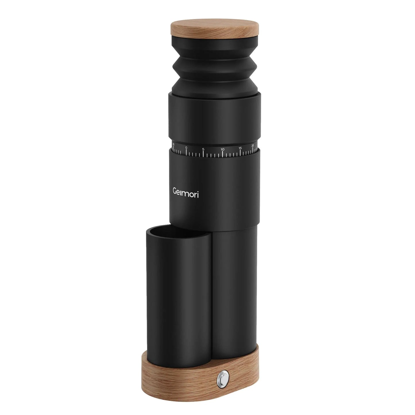 Geimori T38 Plus-The True Pro Grade Portable Coffee Grinder with 38mm Conical Burr, Anti-Static Tech, Stepless Grind Settings, Zero Retention Wirsh