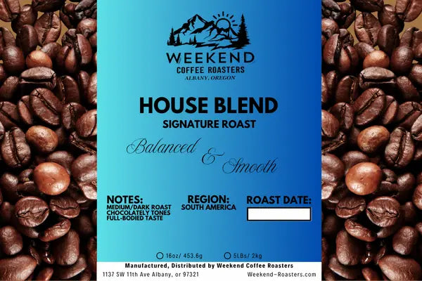 Weekend Coffee Roaster's: House Blend Weekend Coffee Roasters