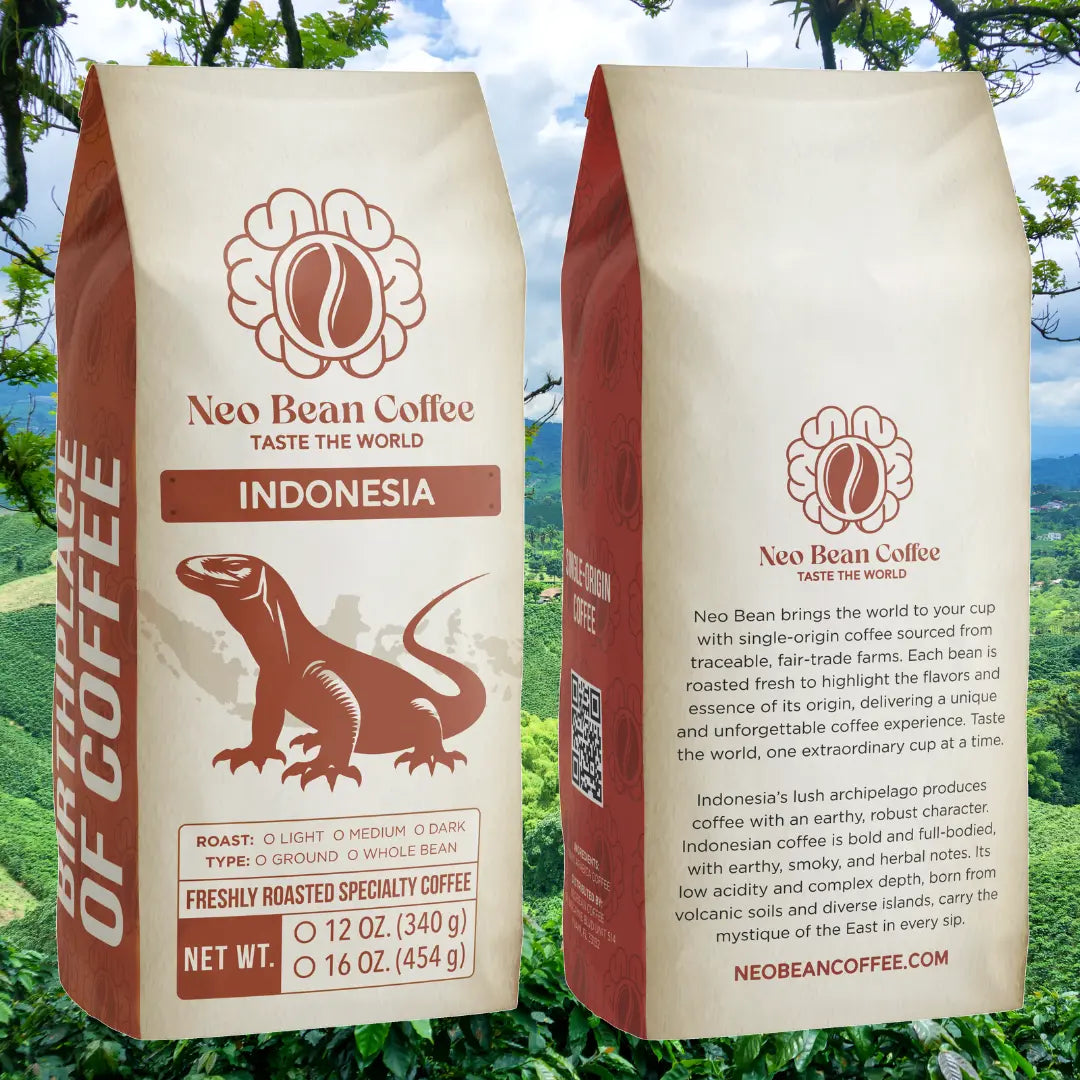 Indonesia Freshly Roasted Single-Origin Specialty Coffee - Bali Wet Hulled NeoBean