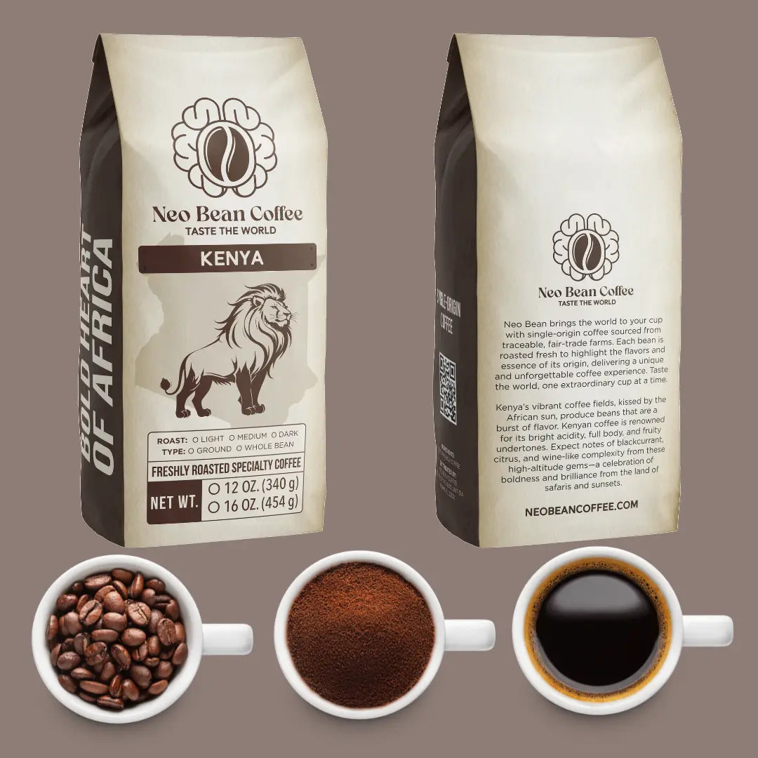 Kenya Freshly Roasted Single-Origin Specialty Coffee NeoBean
