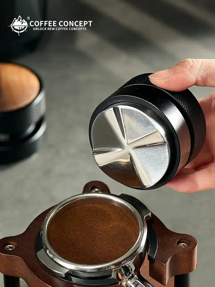 Best Espresso Distributor for Home Baristas - Cloud Drop Gravity Self-Leveling Tool Under $25 COFFEECONCEPT