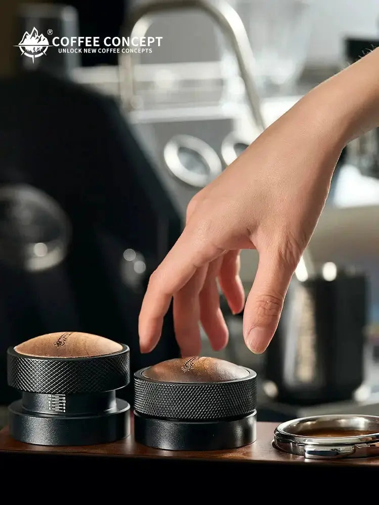 Best Espresso Distributor for Home Baristas - Cloud Drop Gravity Self-Leveling Tool Under $25 COFFEECONCEPT