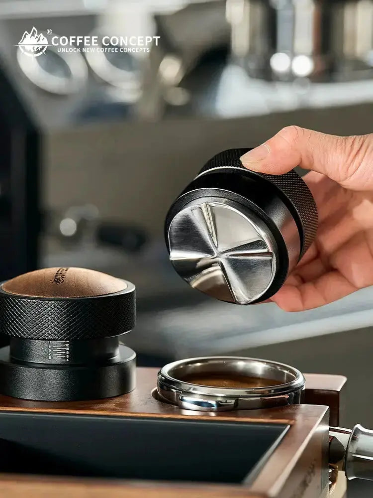 Best Espresso Distributor for Home Baristas - Cloud Drop Gravity Self-Leveling Tool Under $25 COFFEECONCEPT