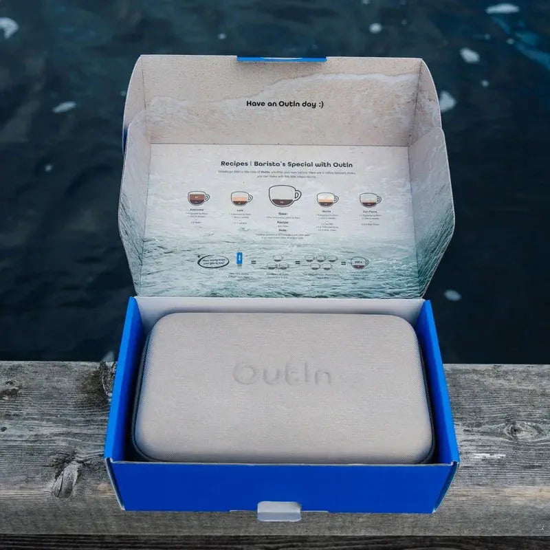 Nano Portable Espresso Machine Set (Ocean Blue) OutIn