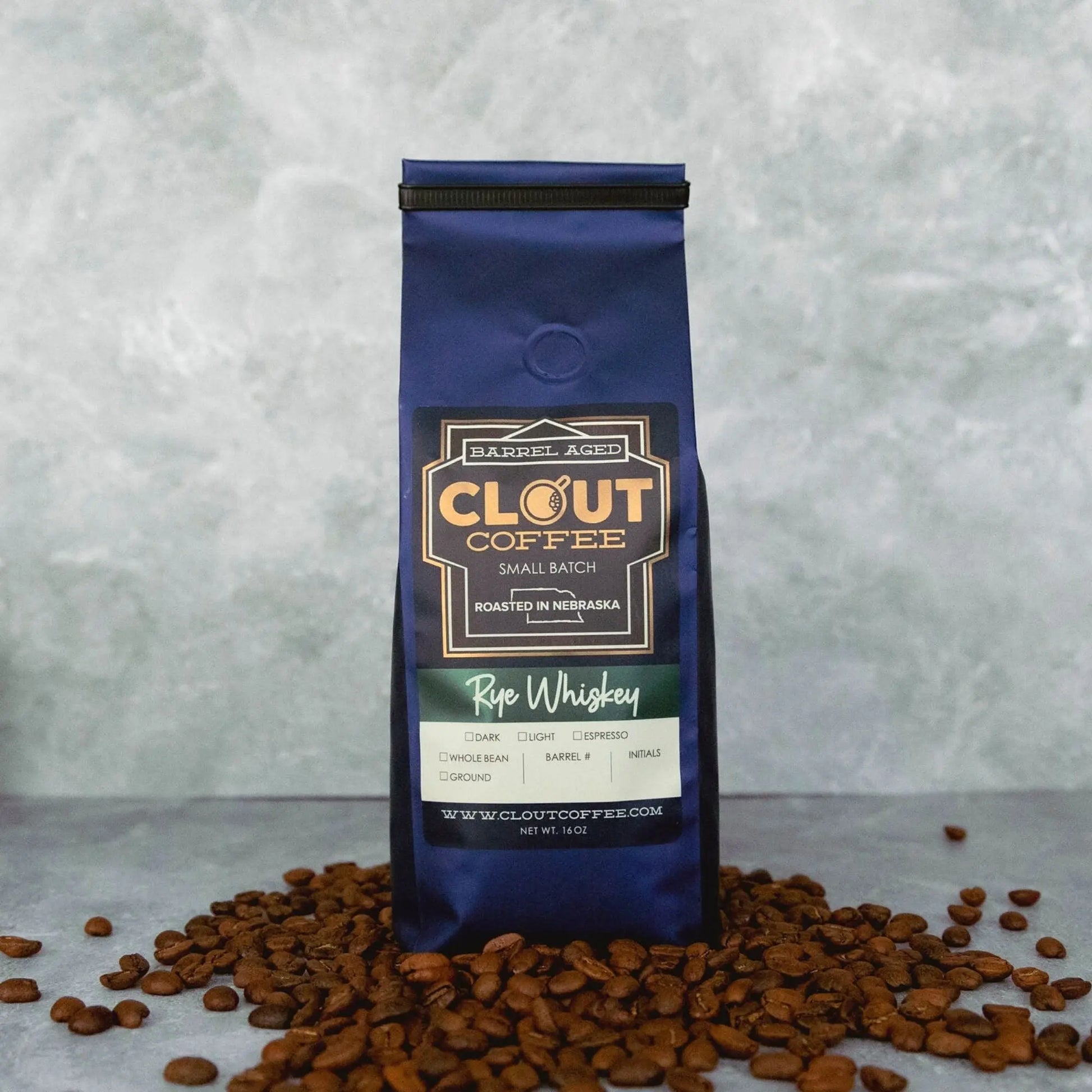 Rye Whiskey | 16oz Clout Coffee