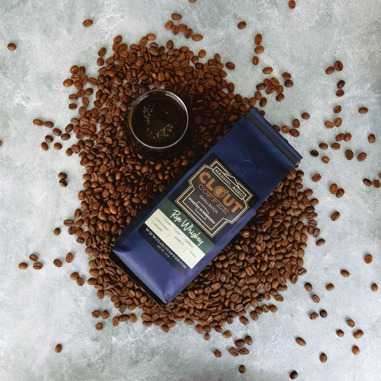 Rye Whiskey | 16oz Clout Coffee