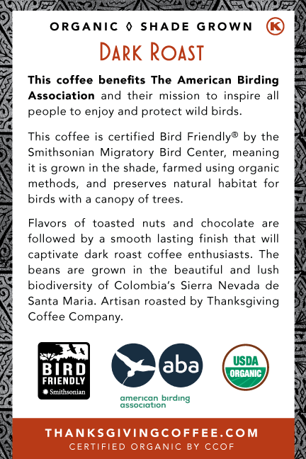 SongBird Colombian Thanksgiving Coffee Company