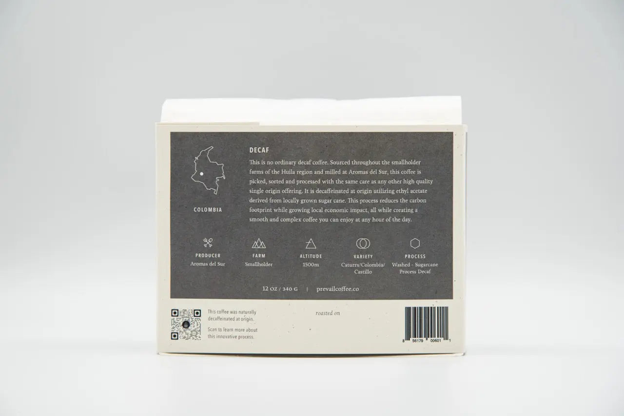 Colombia | Aromas Del Sur | Decaf Prevail Coffee