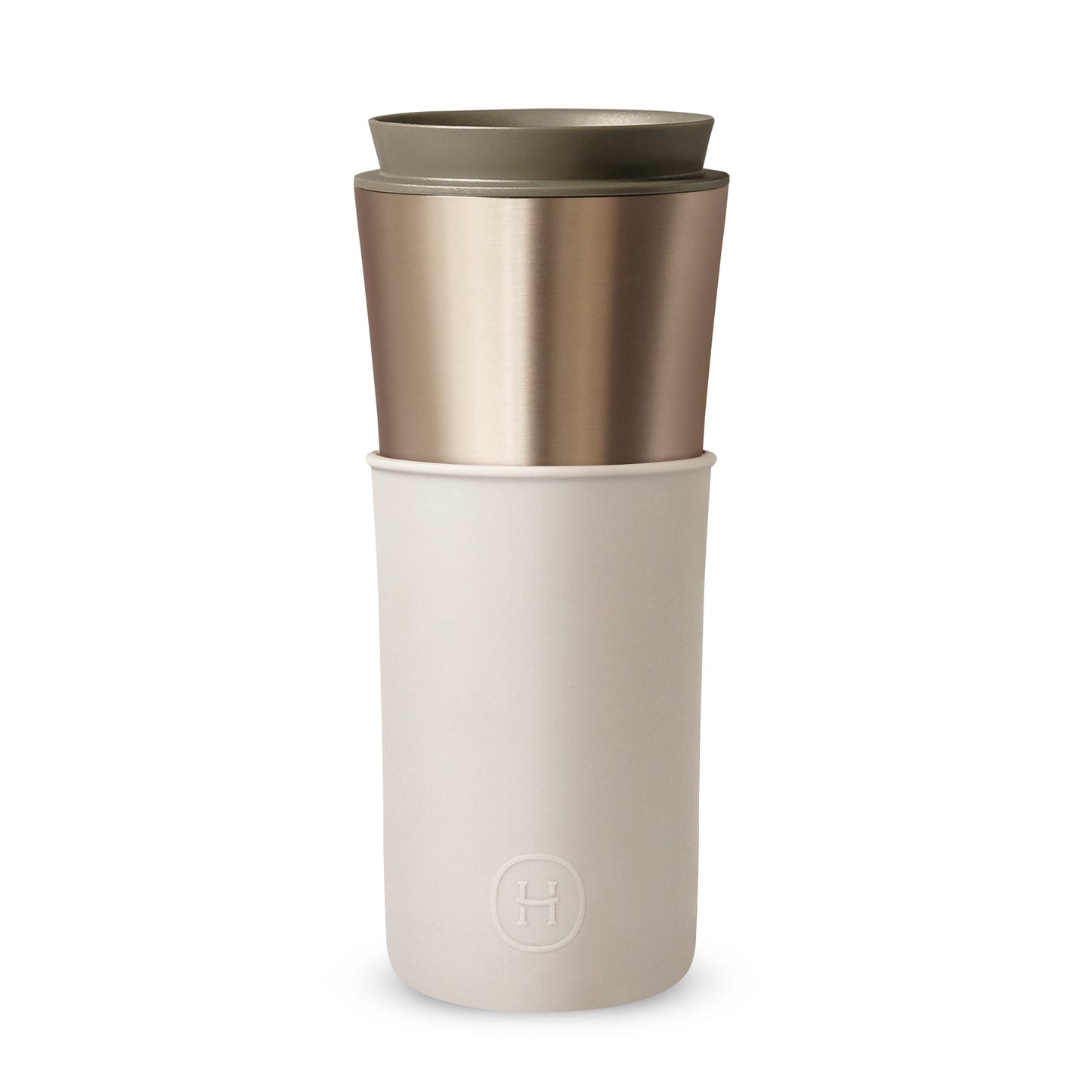 Metallic Fir Travel Mug - Eucalyptus 15 Oz HYDY® Reusable Water Bottles With Infuser
