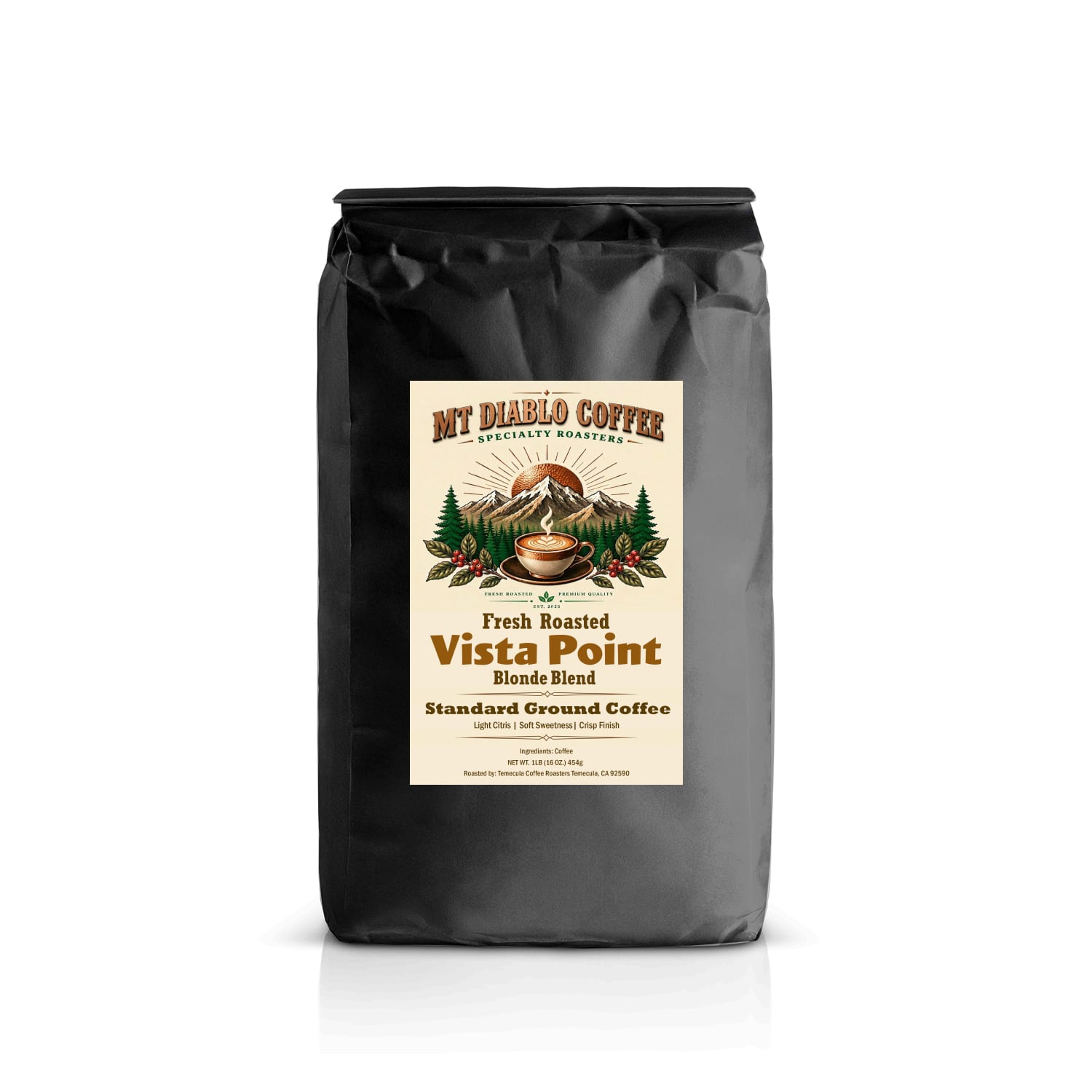 Vista Point Blonde | Light Roast | Mt. Diablo Coffee or Ridgeline Pour over Kit Mt. Diablo Coffee and Gear