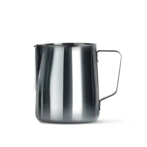 Barista Basics Milk Frothing Pitcher, 12oz, Black Espresso Parts
