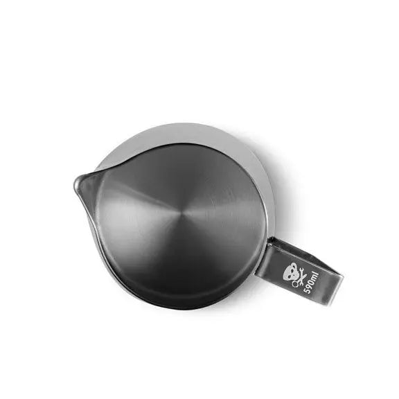Barista Basics Milk Frothing Pitcher, 20oz, Black Espresso Parts