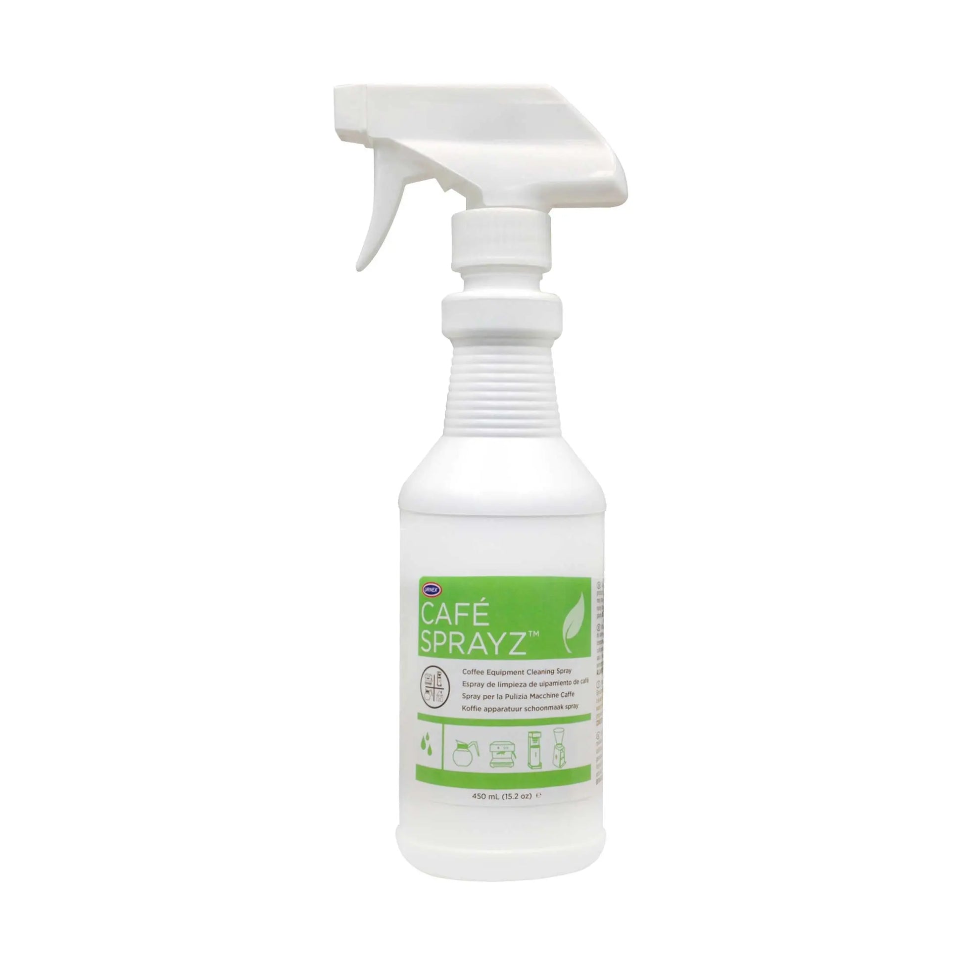 Urnex Café Sprayz – Plant-Based Coffee Equipment Cleaner – 15.2 fl oz Espresso Parts
