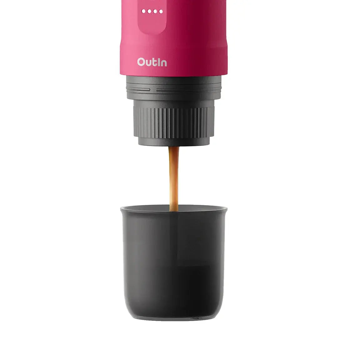 Nano Portable Espresso Machine (Fuchsia Pink) OutIn