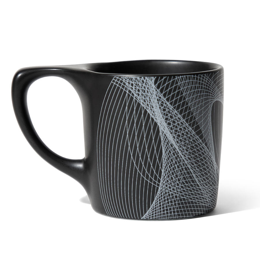 notNeutral x Chaim Machlev Lino Coffee Mug (10oz) - Dots to Lines Black Espresso Parts