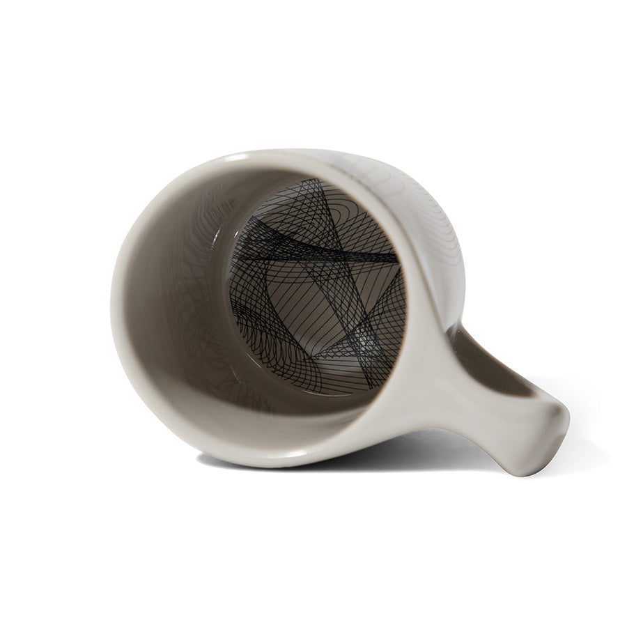 notNeutral x Chaim Machlev Lino Coffee Mug (10oz) - Dots to Lines Gray Espresso Parts