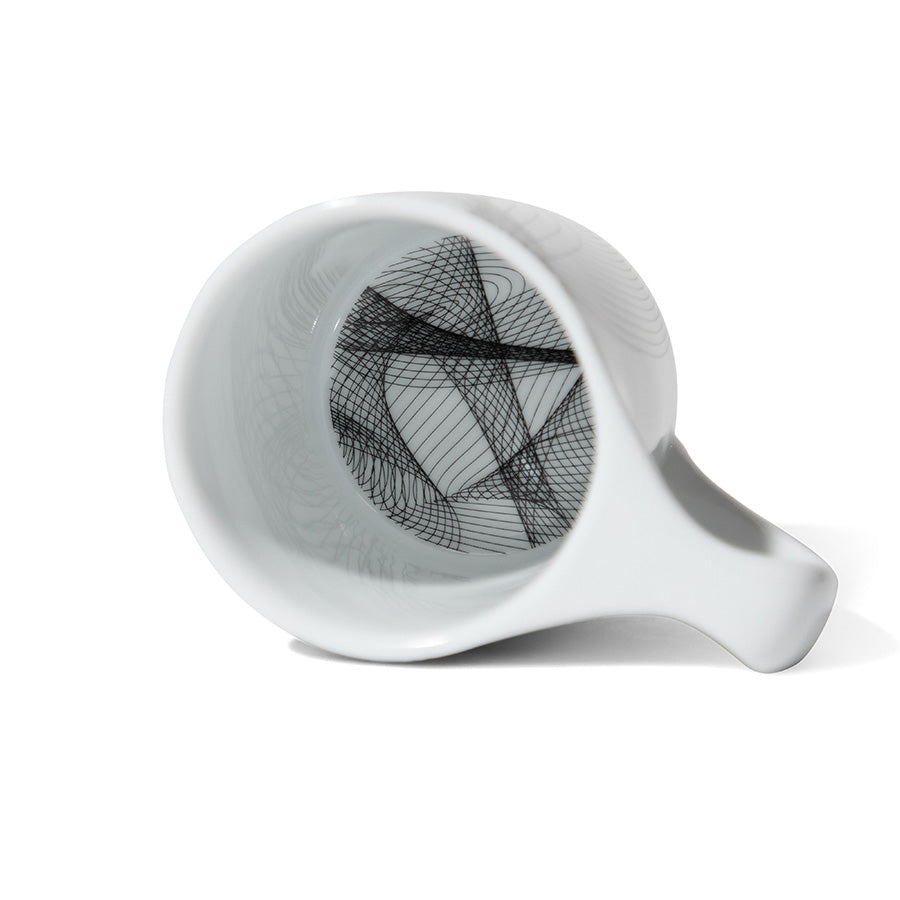 notNeutral x Chaim Machlev Lino Coffee Mug (10oz) - Dots to Lines White Espresso Parts