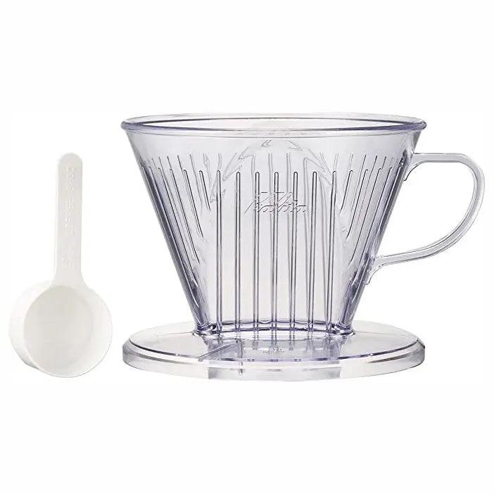 Kalita Style 103 Wide Brim Coffee Dripper - Clear Plastic Espresso Parts