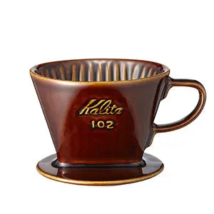 Kalita Style 102 Ceramic Coffee Dripper - Brown Espresso Parts