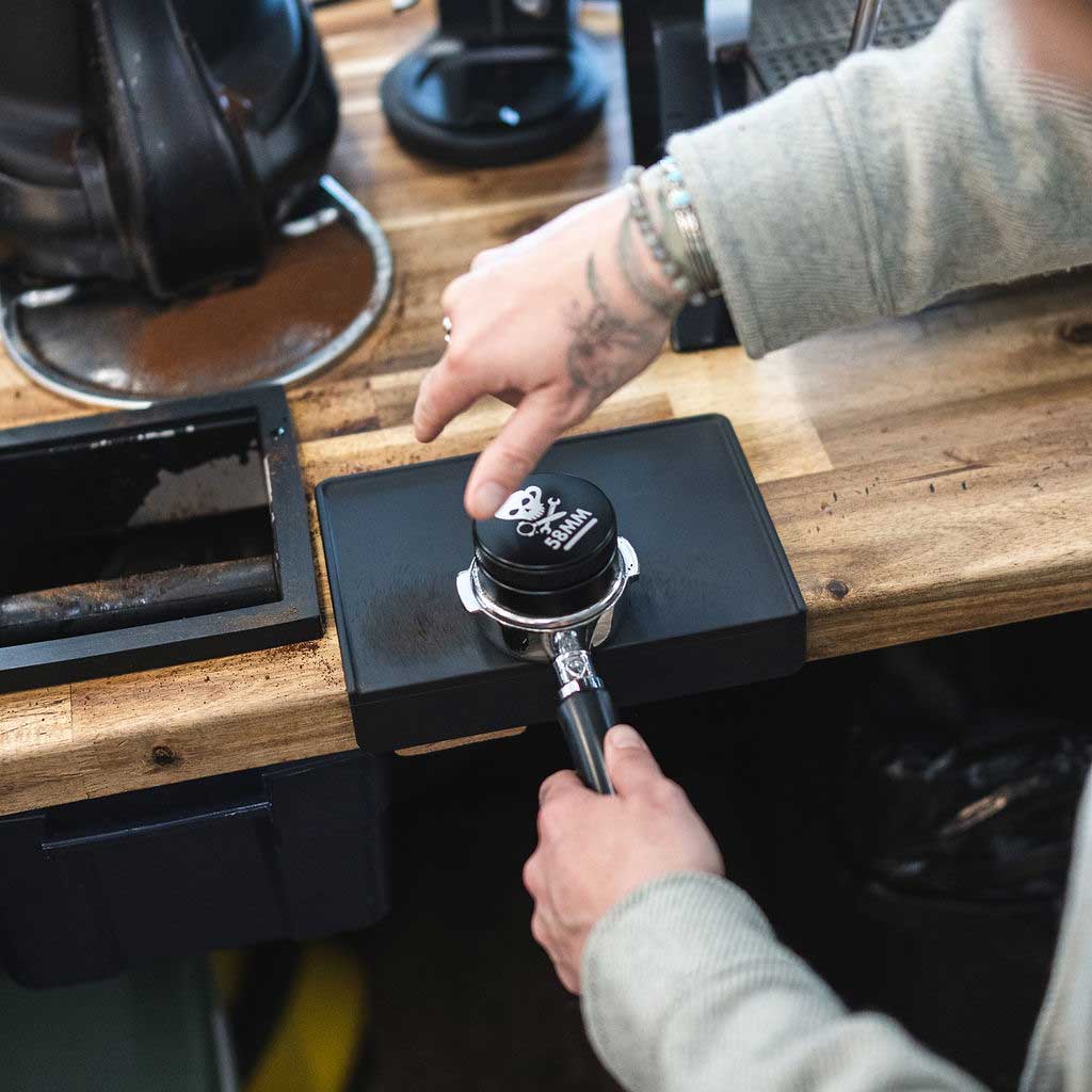 Espresso Distribution Tool & Leveler - Black, 58mm Espresso Parts