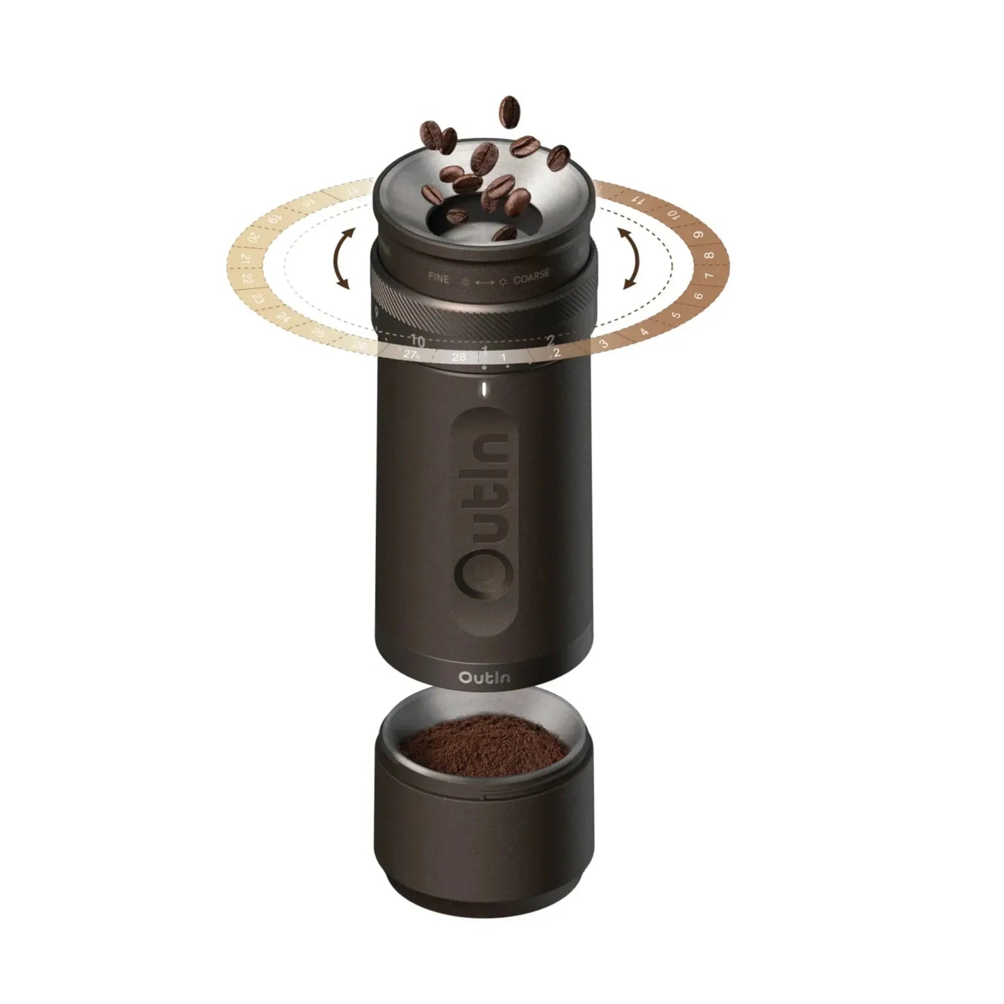 OutIn Fino Portable Electric Coffee Grinder OutIn