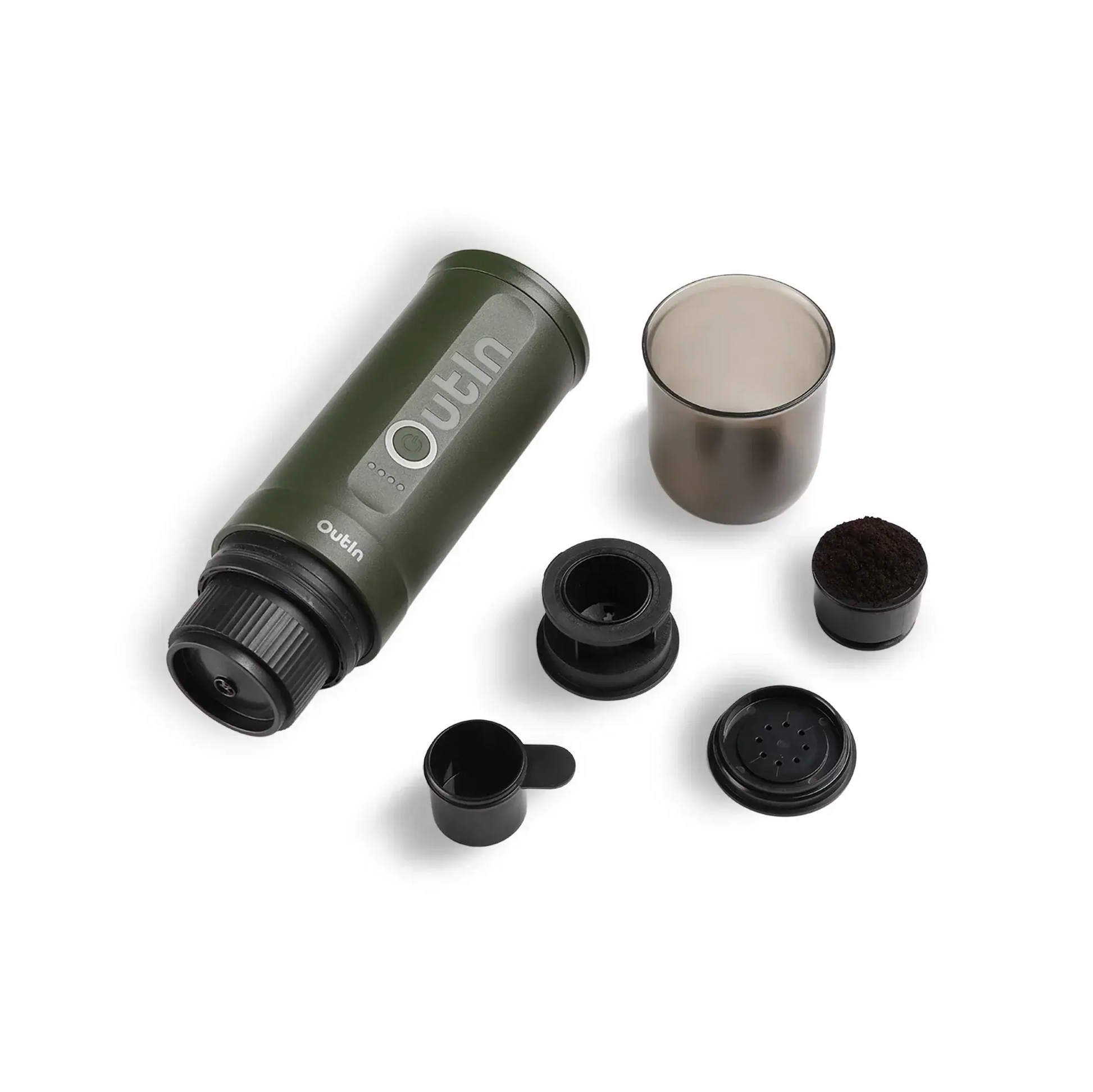 Nano Portable Espresso Machine (Forest Green) OutIn