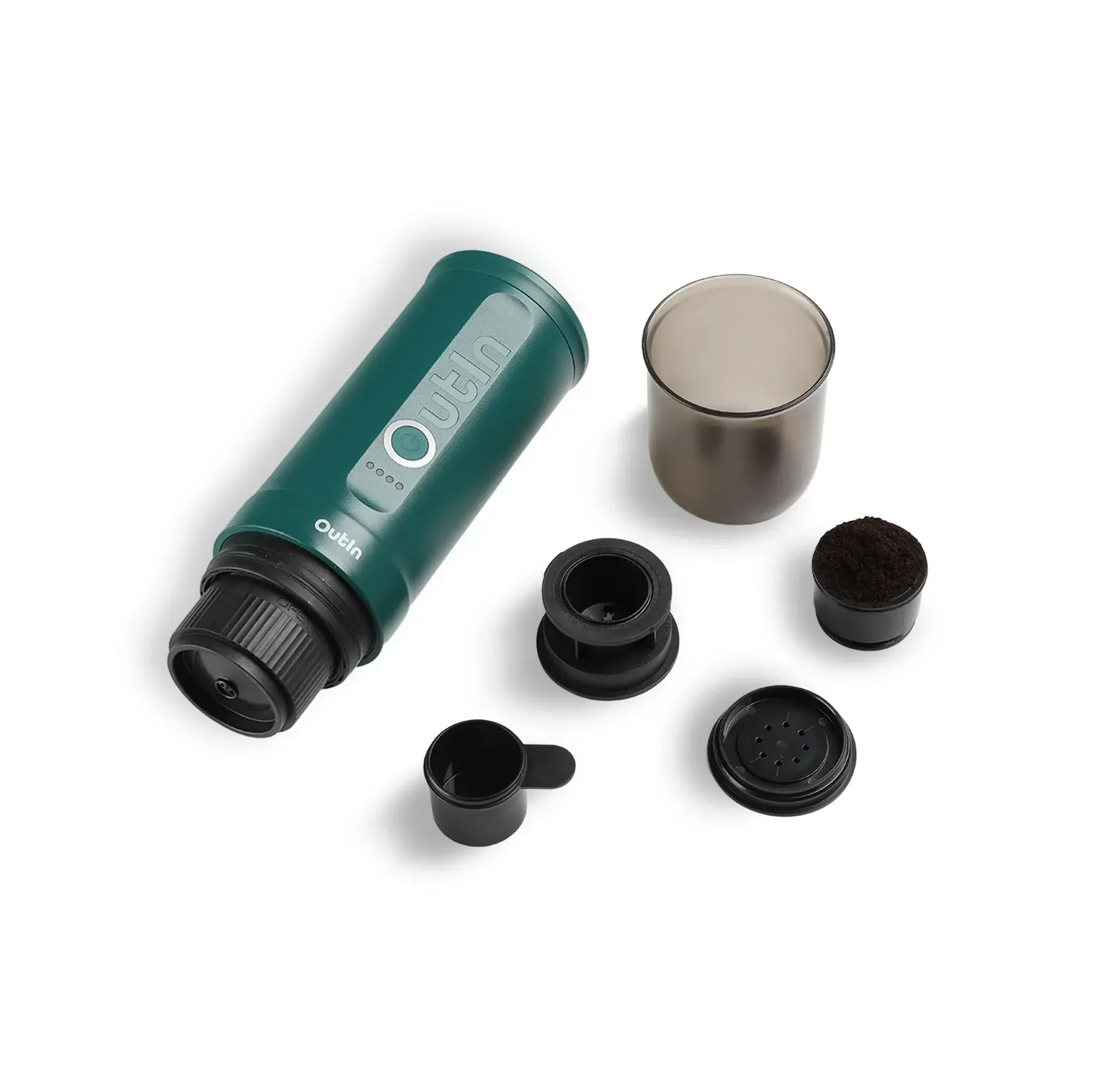 Nano Portable Espresso Machine (OutIn Teal) OutIn