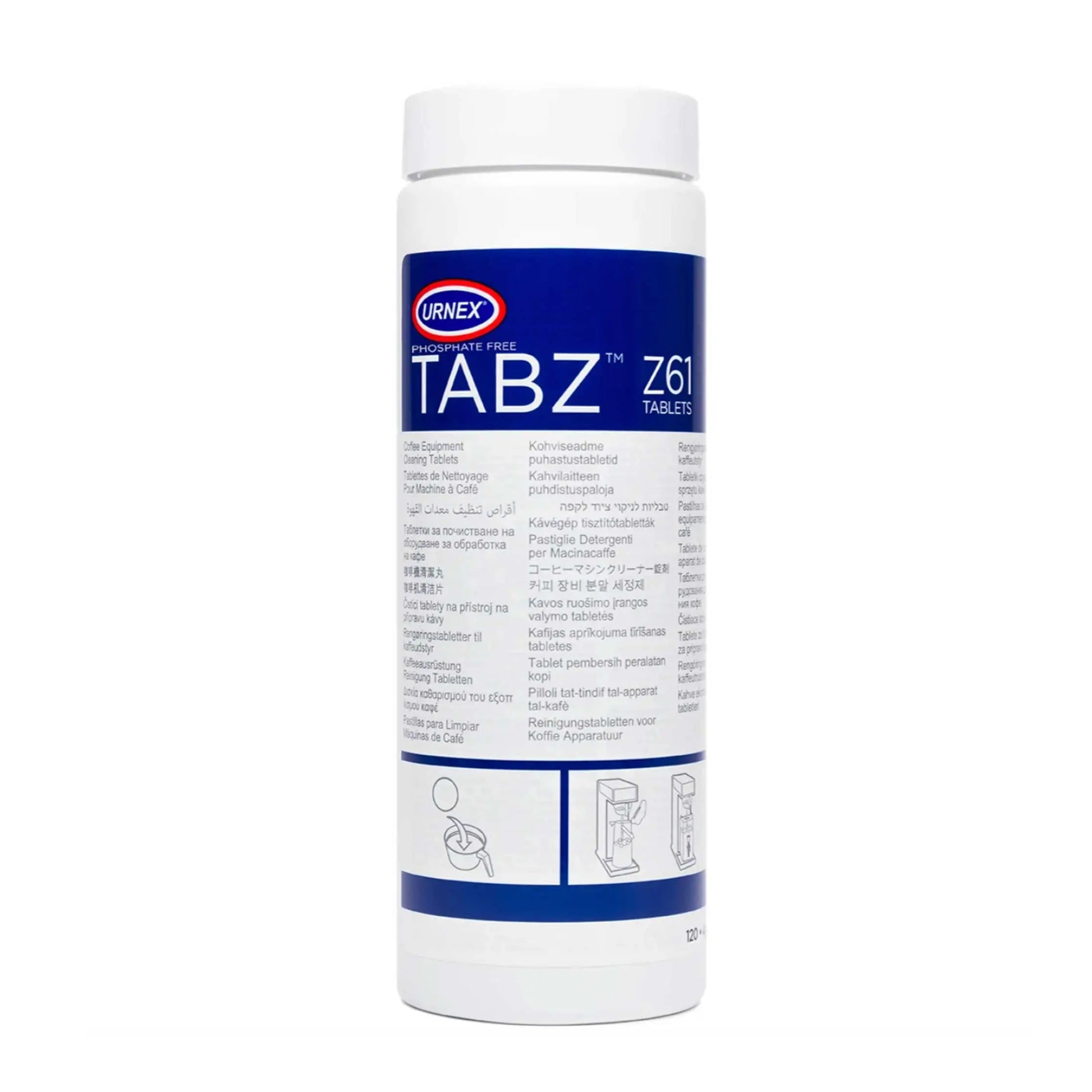 Urnex Tabz Coffee Brewer Cleaning Tablets Espresso Parts