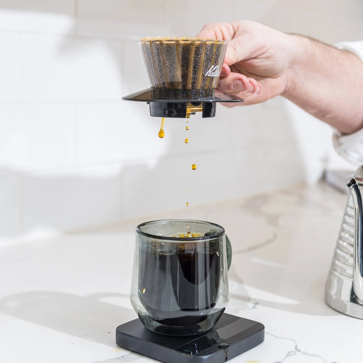 Kalita Wave Glass Coffee Dripper 155 Espresso Parts