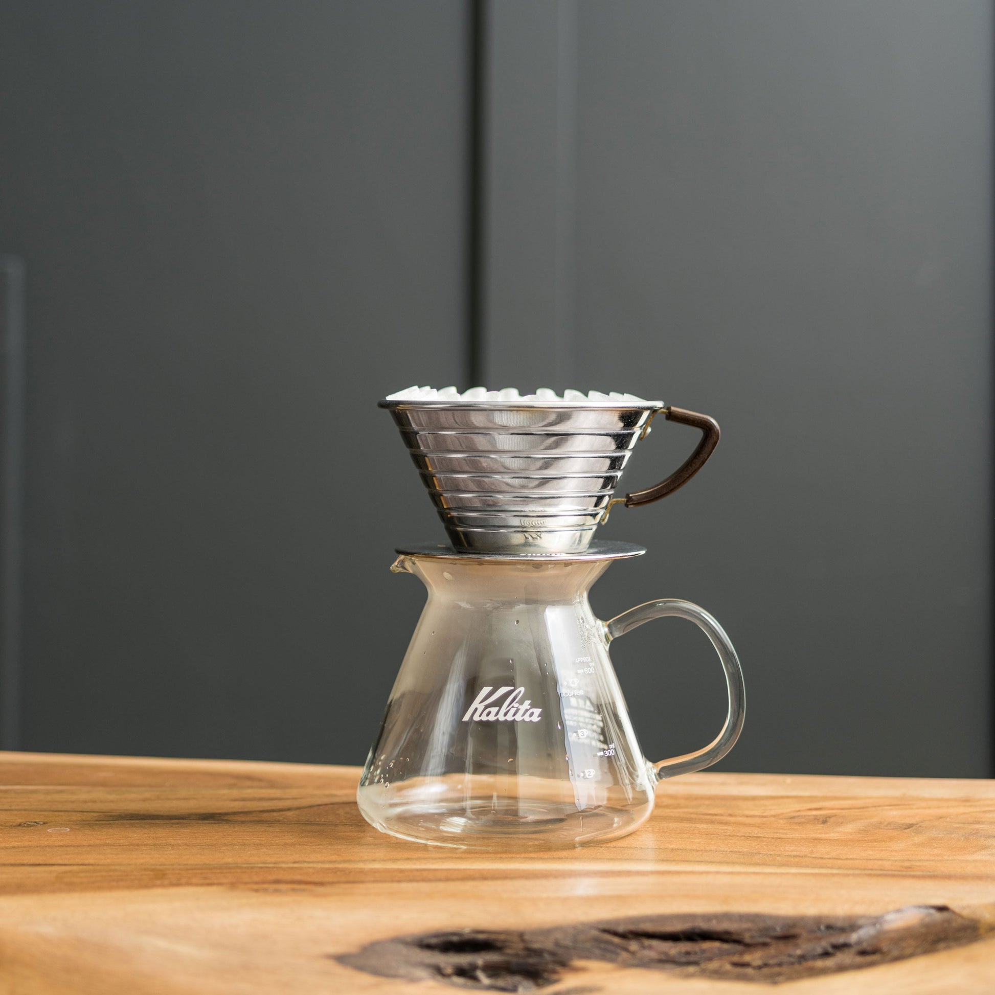 Kalita Wave 185 Pro Pour Over Coffee Kit - Stainless Steel Espresso Parts